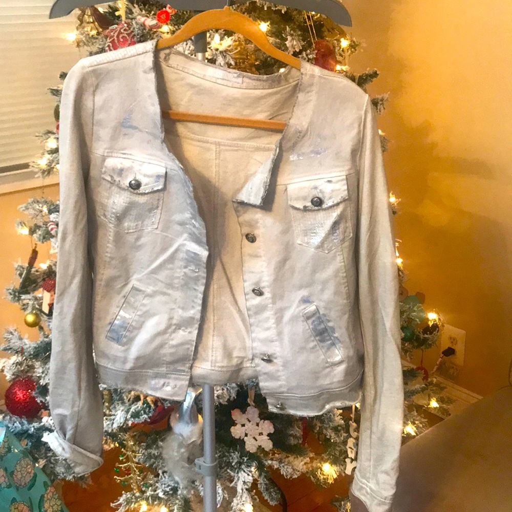 Made In Italy Mixed Media Jacket